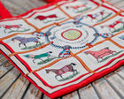 Equestrian Material Tote Bags