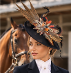 UK Feather Statement Raceday/Judges Fascinator