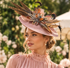 UK Feather Statement Raceday/Judges Fascinator