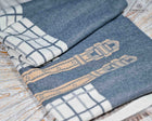 Equestrian Checkered Wrap - Available in 6 colors -Black, Caramel, Navy, Green, Grey, Pink