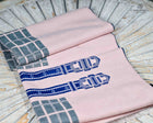 Equestrian Checkered Wrap - Available in 6 colors -Black, Caramel, Navy, Green, Grey, Pink