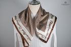 Chocolate &amp; Cream Houndstooth Signature Scarf