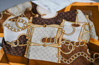 Chocolate,Tan & Rust Bit & Bradoon scarf