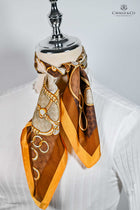 Chocolate,Tan & Rust Bit & Bradoon scarf