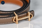 Equestrian Thin Bit Belt – 110cm Red/Coffee/Tan