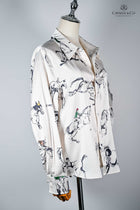 White print multi discipline Horse Long Sleeve Shirt