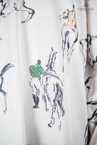 White print multi discipline Horse Long Sleeve Shirt