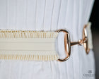 Wide Elastic Stretch belt with Equestrian Bit themed Buckle- One size