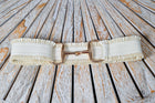 Wide Elastic Stretch belt with Equestrian Bit themed Buckle- One size