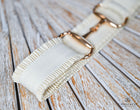 Wide Elastic Stretch belt with Equestrian Bit themed Buckle- One size