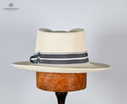 Duran Torcido Fedora Natural Grey/Black band