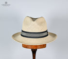 Duran Torcido Fedora Natural Grey/Black band