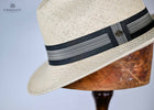 Duran Torcido Fedora Natural Grey/Black band