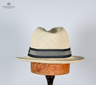 Duran Torcido Fedora Natural Grey/Black band