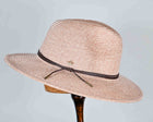 FLORENCE - CRUSHABLE BRAIDED FEDORA Blush