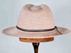 FLORENCE - CRUSHABLE BRAIDED FEDORA Blush