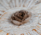 Fox Hair button brooches-Rose shaped