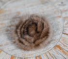 Fox Hair button brooches-Rose shaped