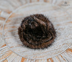 Fox Hair button brooches-Rose shaped