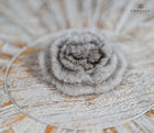 Fox Hair button brooches-Rose shaped