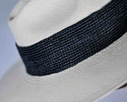 GABRIELA - BRISA WIDE BRIM  (White & Black trim)