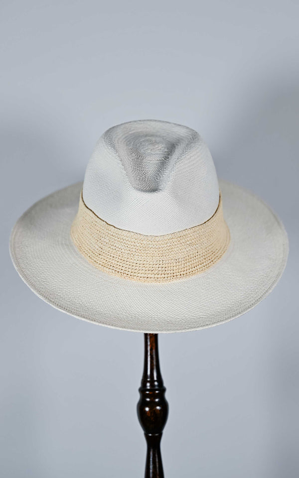 GABRIELA - BRISA WIDE BRIM  (White & Black trim)