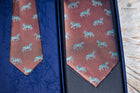Galloping Horse Tie Set- Includes Tie & matching Pocket Square