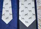 Galloping Horse Tie Set- Includes Tie & matching Pocket Square