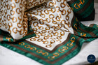 Gold bits & green scarf