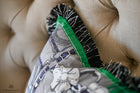 Luxury Velvet Equestrian Cushion including duck feather insert 40cm x40cm