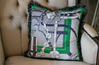 Luxury Velvet Equestrian Cushion including duck feather insert 40cm x40cm