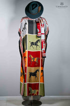 Silk Shawl Dress & Scarf