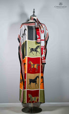 Silk Shawl Dress & Scarf