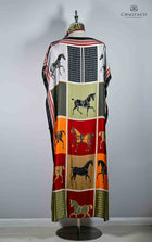 Silk Shawl Dress & Scarf