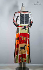 Silk Shawl Dress & Scarf