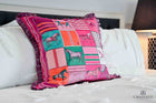 Luxury Velvet Equestrian Cushion 50x50cm including duck feather insert