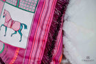 Luxury Velvet Equestrian Cushion 50x50cm including duck feather insert