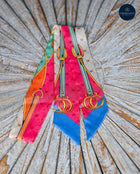 Long Equestrian themed Bag or hair twills