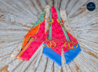 Long Equestrian themed Bag or hair twills