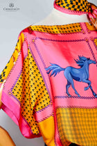 Silk Shawl Dress & Scarf