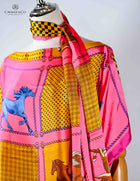 Silk Shawl Dress & Scarf