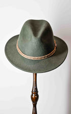 JOHNNY- AUSTRALIAN WOOL FELT SAFARI - Olive