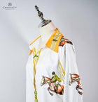 Jumping Horse Long Sleeve Shirt/Blouse