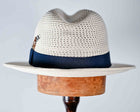 LARS - PP BRAID VENT CROWN TRILBY- Natural