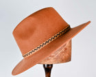 LAUREN - AUSTRALIAN WOOL FELT FEDORA Rust