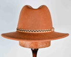 LAUREN - AUSTRALIAN WOOL FELT FEDORA Rust