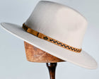 LAUREN- AUSTRALIAN WOOL FELT FEDORA - Oat