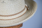 Avenel Lumo Braided Natural Fibre Gutter Brim Trilby hat