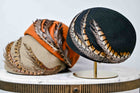 LYLA - Wool Felt Beret w/ Feather