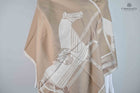 Light Brown & Cream Large Horse Wrap